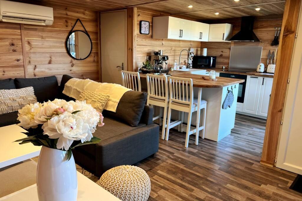 Chalet Et Jaccuzy Sur La Plage Biscarrosse Bagian luar foto