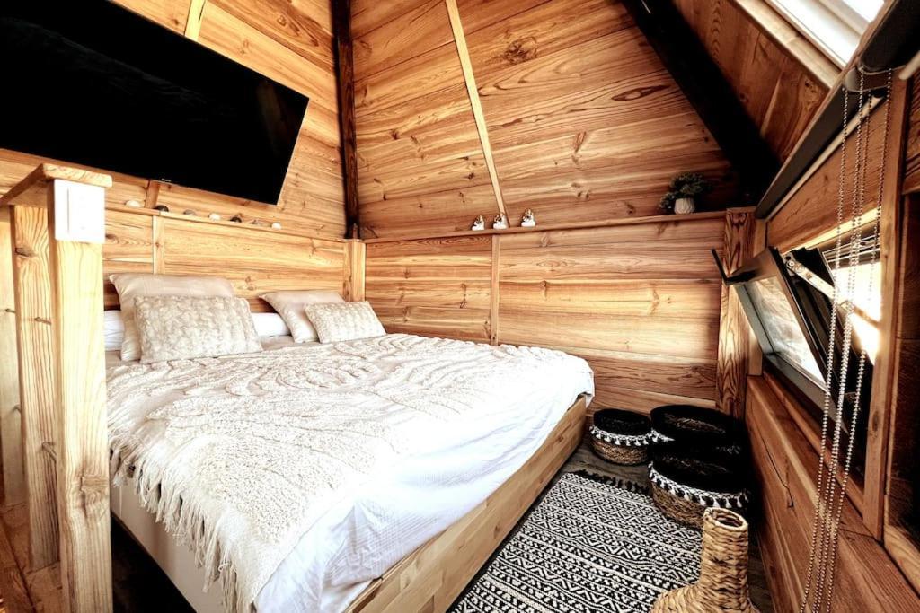 Chalet Et Jaccuzy Sur La Plage Biscarrosse Bagian luar foto